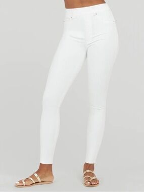 SPANX Skinny Jeans, Regular, in White, Size XL
